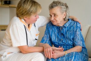 nurse-old-woman-sitting